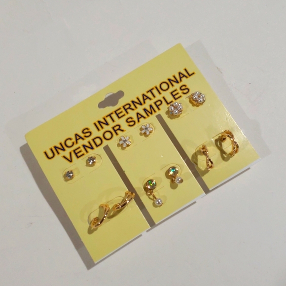 UNCAS International Set of 6 Earrings - Trendy & Stylish Jewelry - Women's - Picture 3 of 12